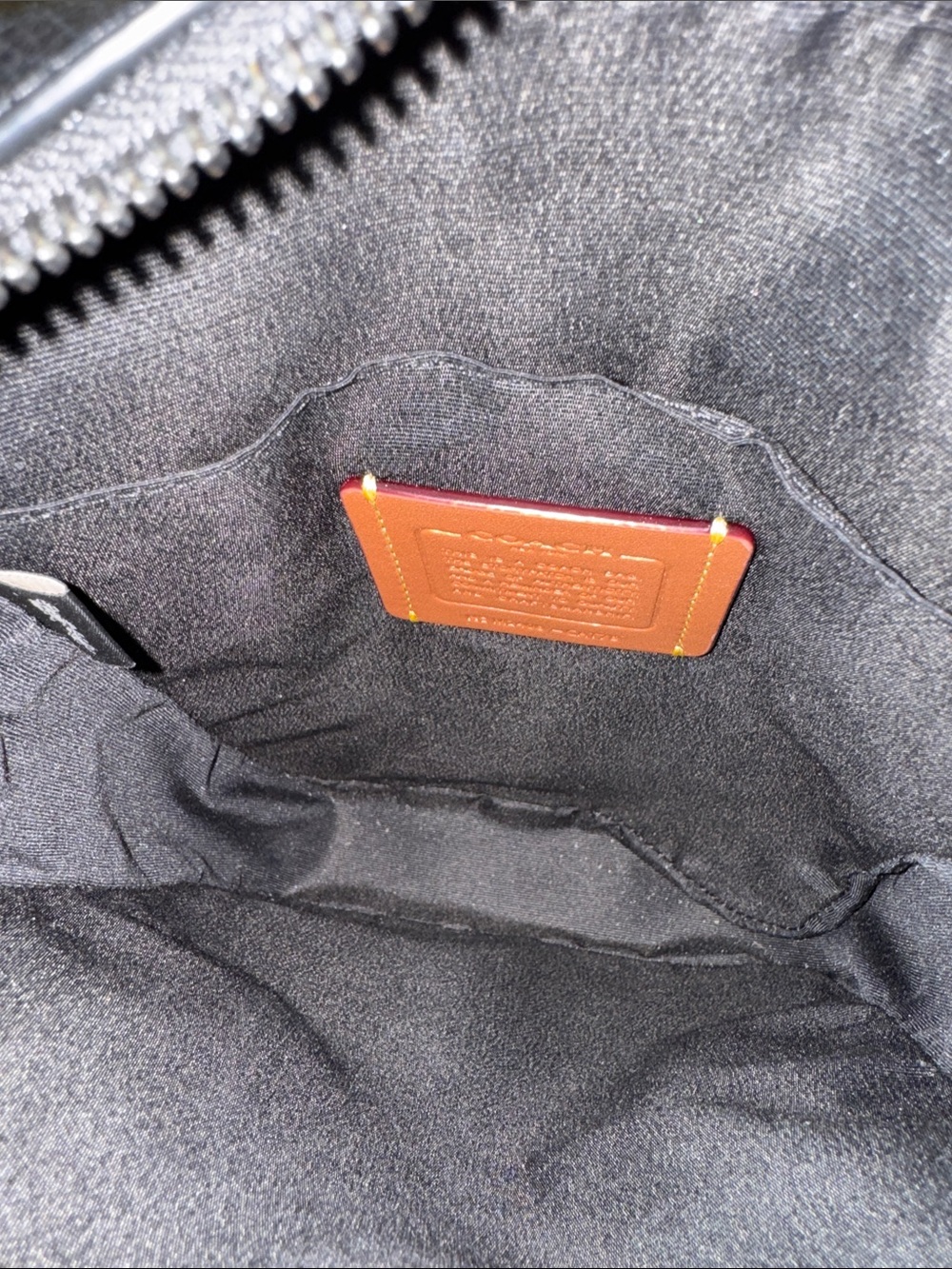 Coach Bag Sullivan Black Charcoal Signature Logo Crossbody Messenger Bag - Picture 12 of 17